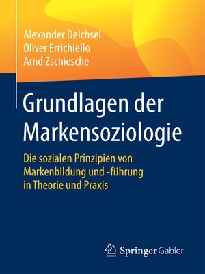 cover image of Grundlagen der Markensoziologie